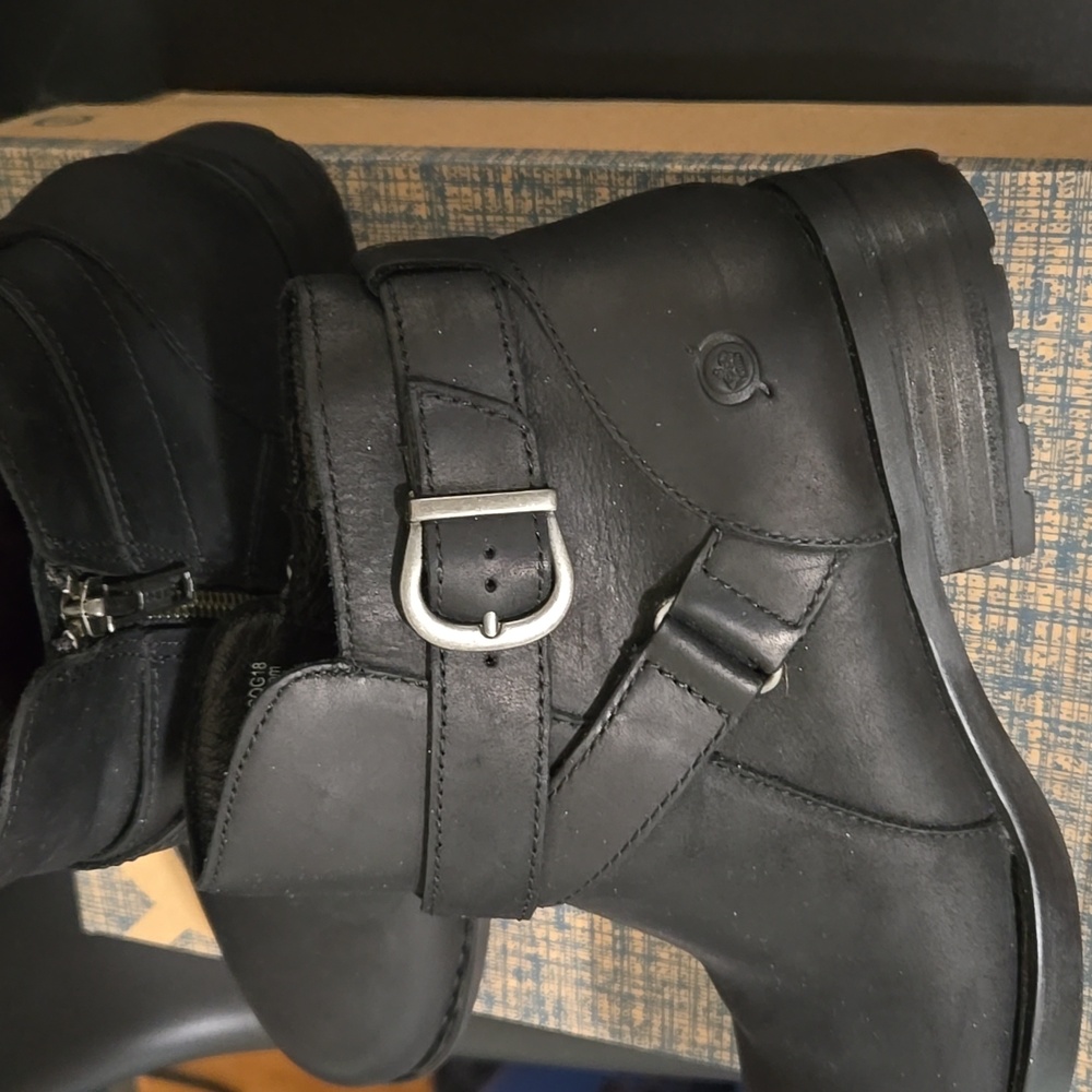 NEW Born Black Chaval Boots - Size 8 - Picture 2 of 8